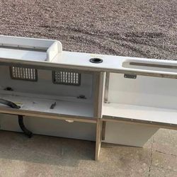 Dryer cabinet for grooming truck
