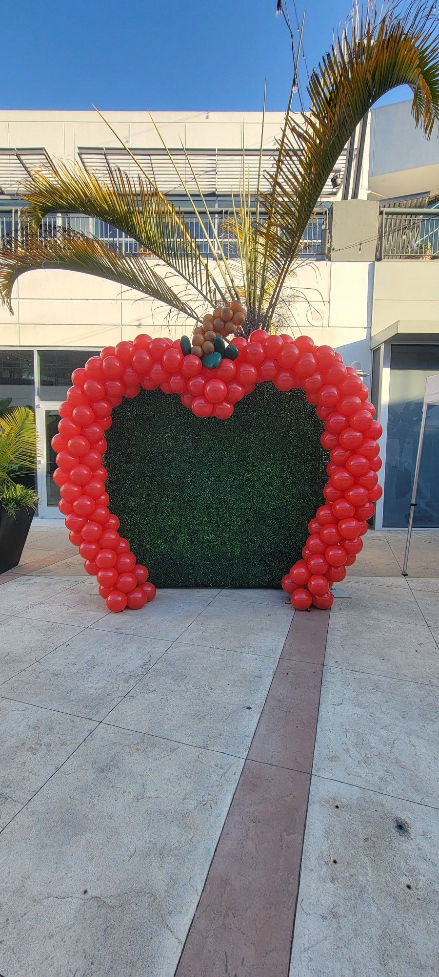 Teacher School Balloon Arch Garland Apple