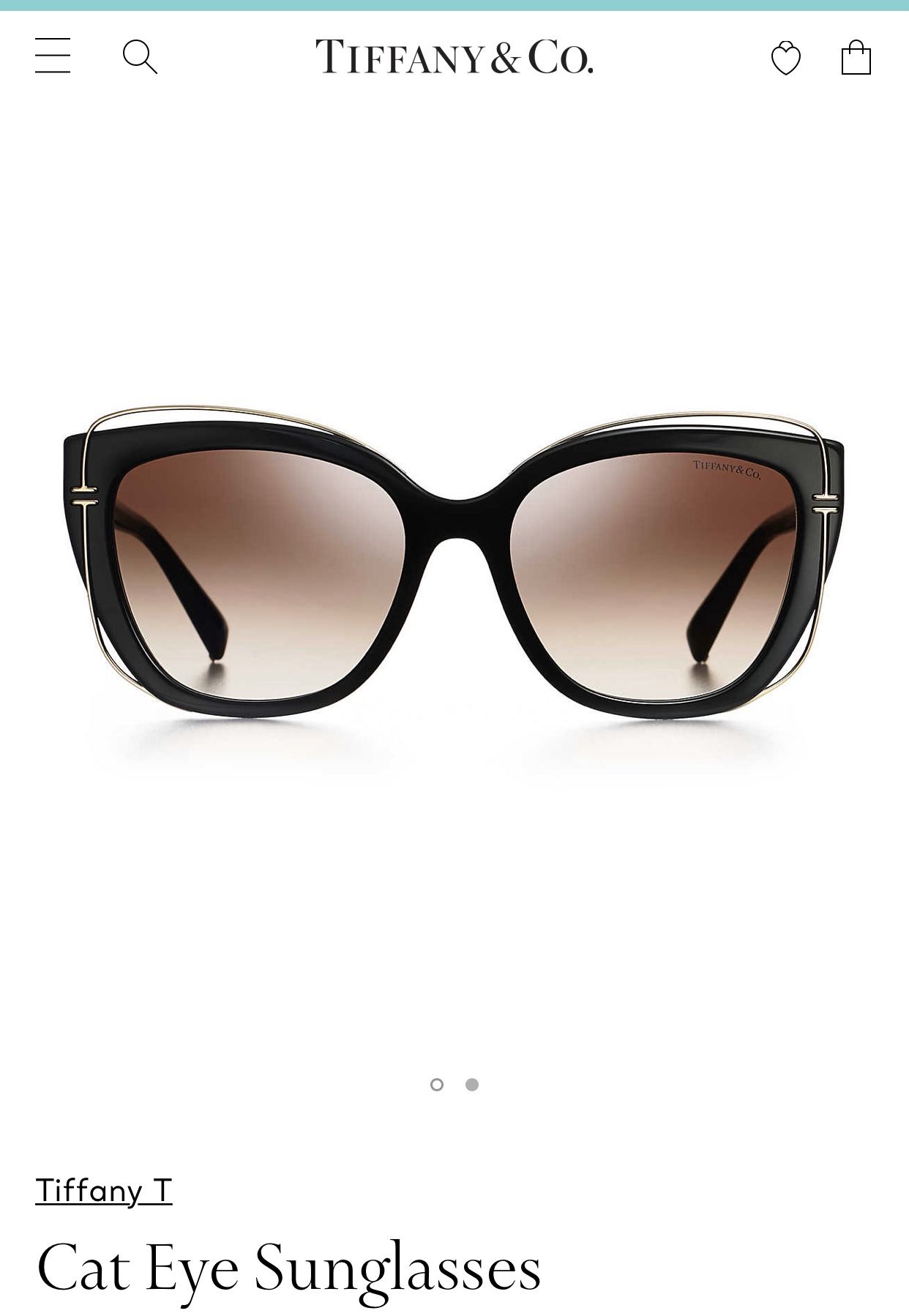 Tiffany & Co. Cat Eye Sunglasses