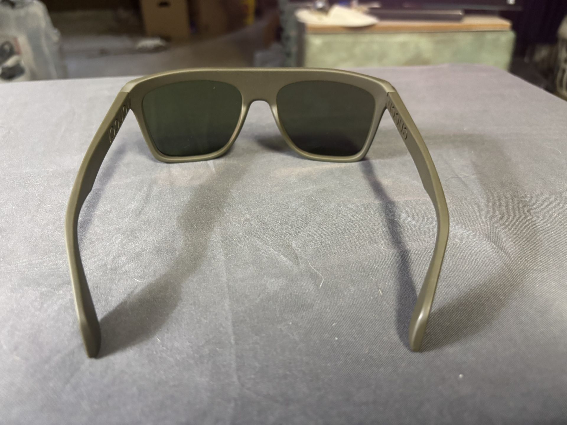 Gucci green square sunglasses.