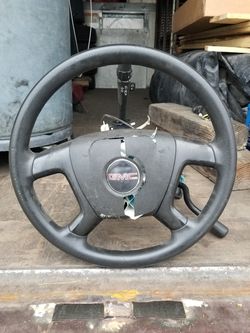 GMC TRUCK STERRING WHEEL+COLUMN