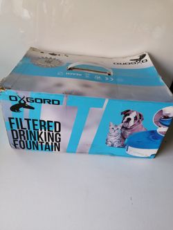 Brand new oxgord filtetered drinking fountain