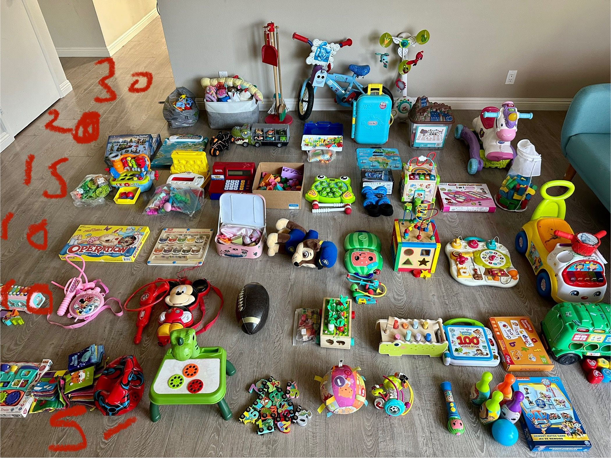 Toys. Kids, toddler, baby toys. Buildings toys, riding toys, bicycle, musical toys, games, puzzles $5-40