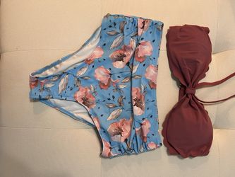 H&M Floral Two piece swimsuit