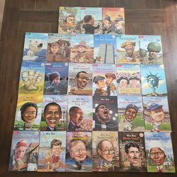 Set Of 57 Who Was Books