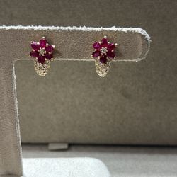 Gold Fashion Earrings 