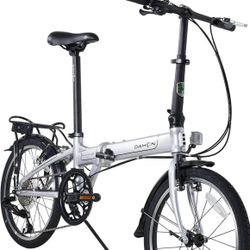 $450.Dahon Mariner D8 8 Speed BRUSHED Folding Bike, 20"