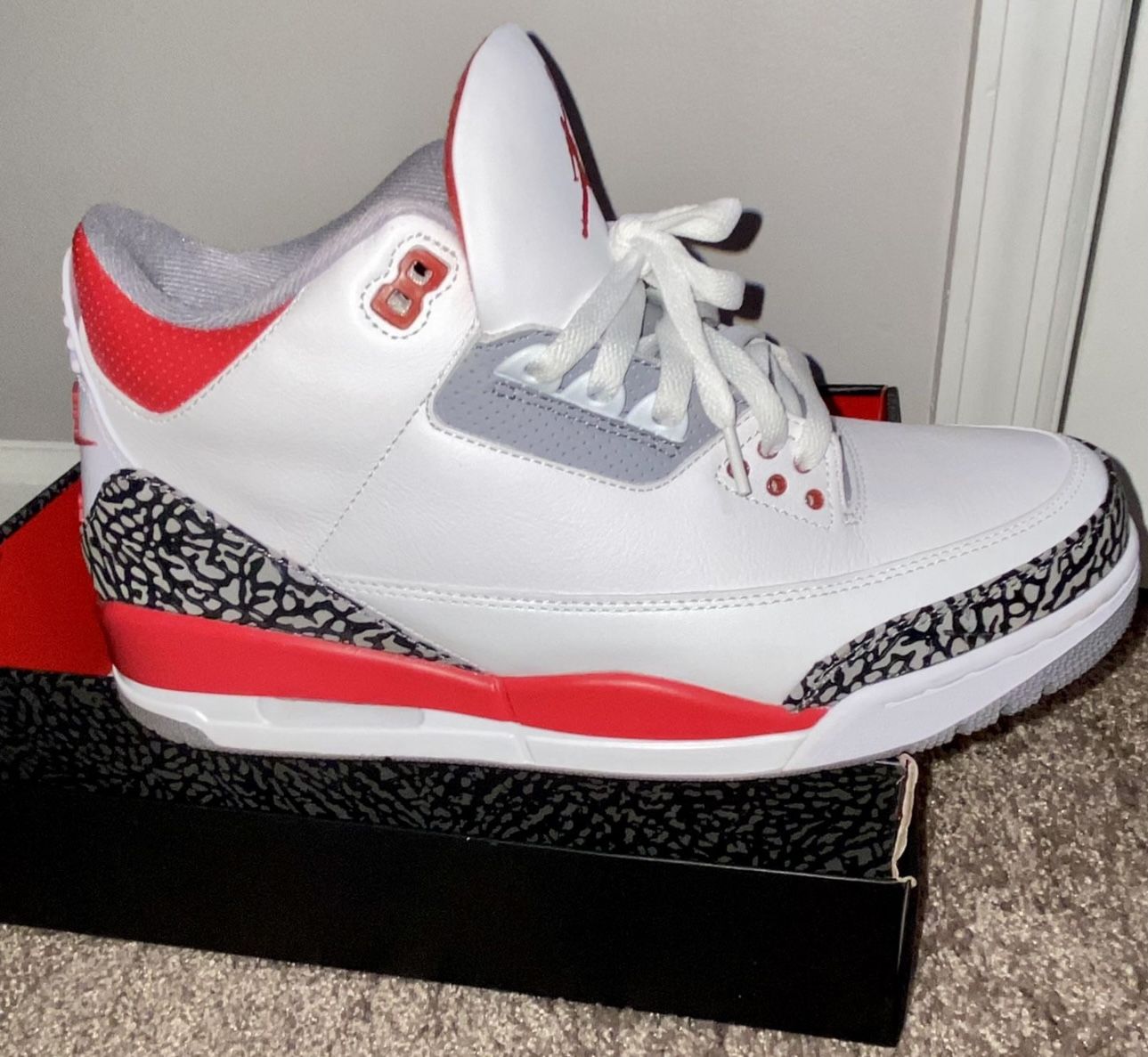 Jordan 3 Retro Fire Red Size 11 