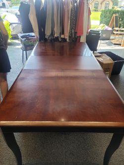 Brown wooden table