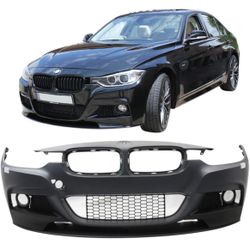 12-18 F30 3 Series MSport-Style Front Bumper Cover W/ Bumper Lip