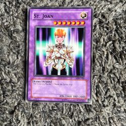 1996 Konami Yu-Gi-Oh! Trading Card Game - St. Joan - Light - Fairy/Fusion - LON-045