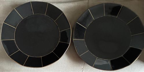 Set de dos platos de cerámica