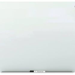 Quartet Magnetic Glass Dry Erase White Board, 3' x 2' Whiteboard, Infinity Frameless Mounting, White Surface