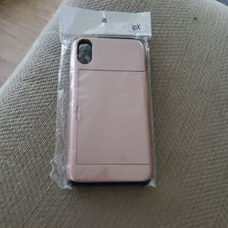 Iphone X 10 Case Protector With Credit Card Slot.