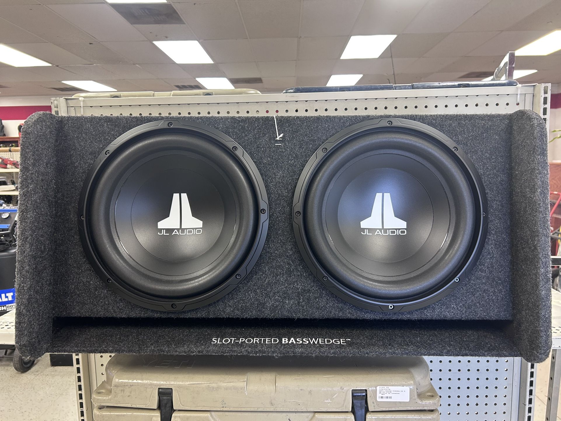 JL Audio 2x12” Subwoofer In Slot Ported Box