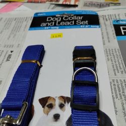 PET LEASH OR DOG COLLAR AND LEAD SET