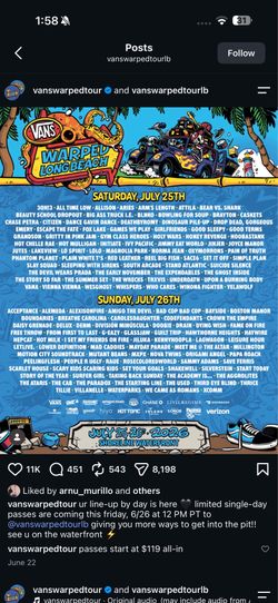 Warped tour Long Beach