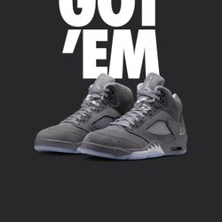 Jordan 5 Wolf Grey