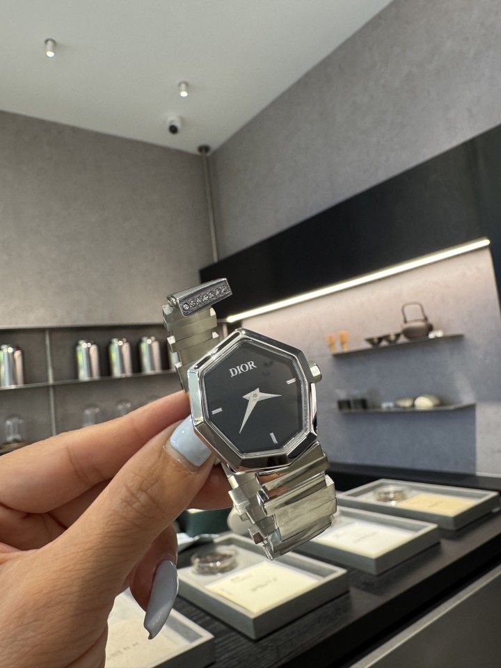 Dior's new GEM DIOR wristwatch - a diamond wristwatch