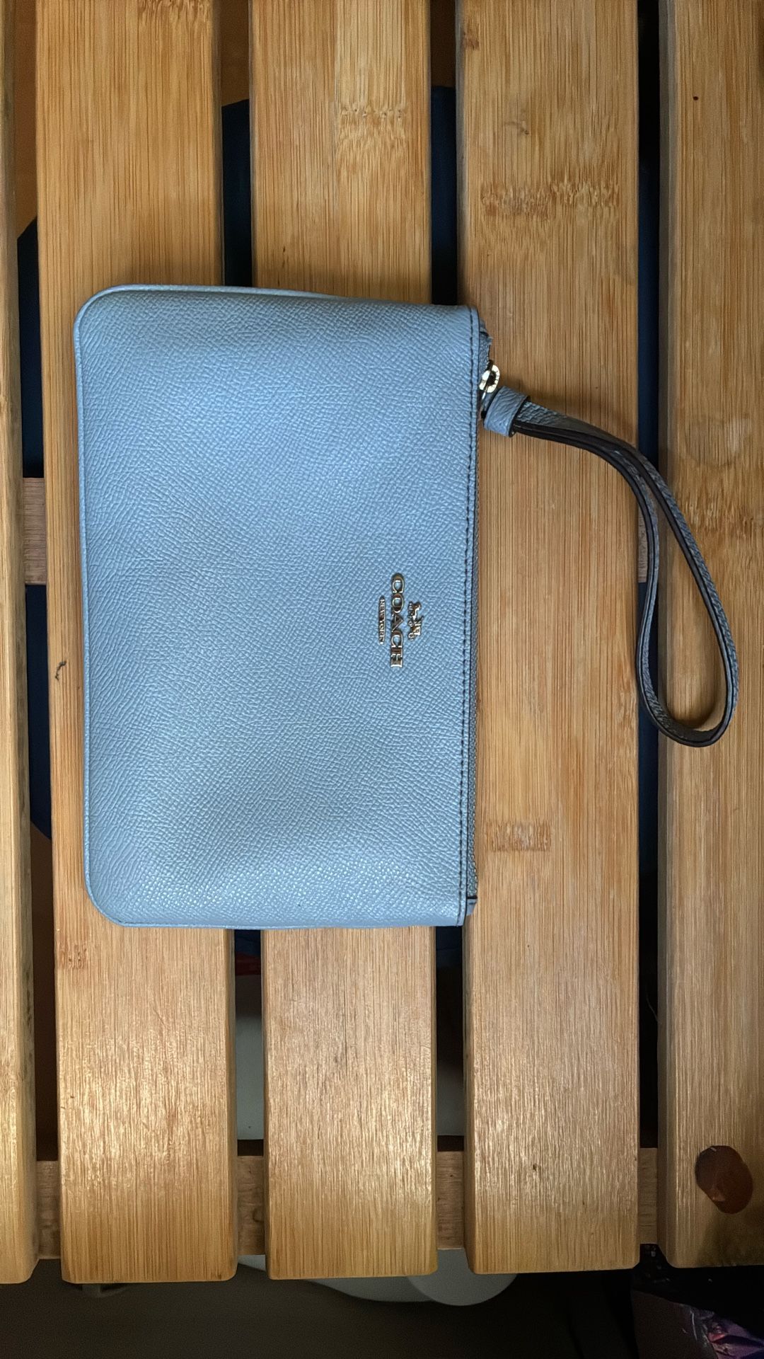 Coach, Wristlet, Baby Blue