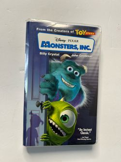 Monsters Inc VHS Movie