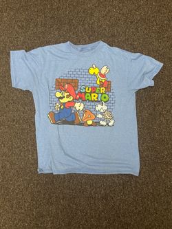 Super Mario Graphic T-Shirt Light Blue