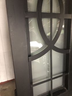 beautiful iron door with decoration new 78 Inches for 90 Tall