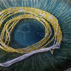 Authentic West African Waist Beads -yellow