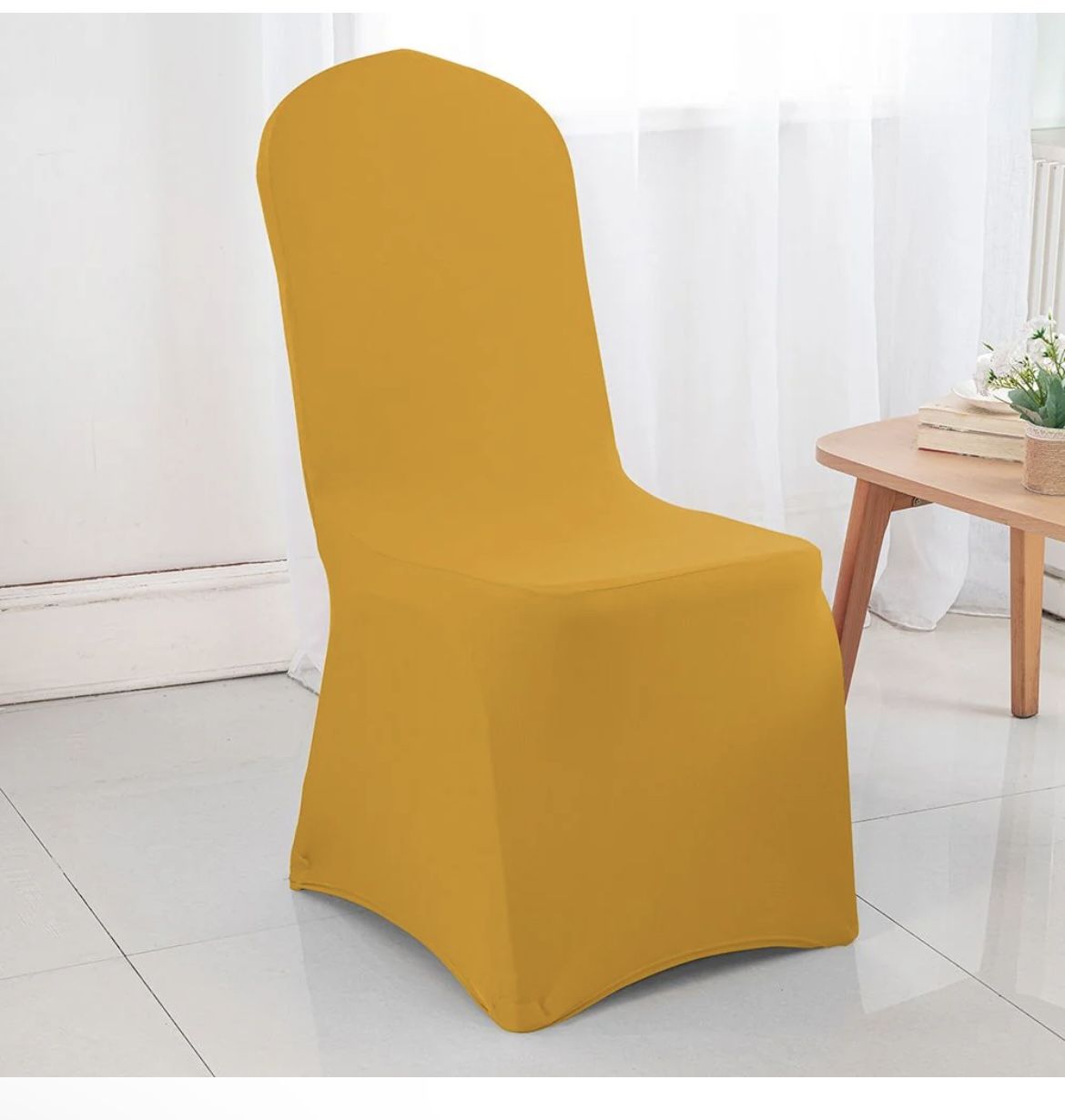 Banquet Spandex Chair Covers- Gold