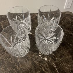Set of Four Crystal tumblers marquis by Waterford