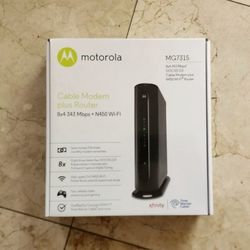 NEW: Motorola MG7315 Cable Modem + Wireless Router