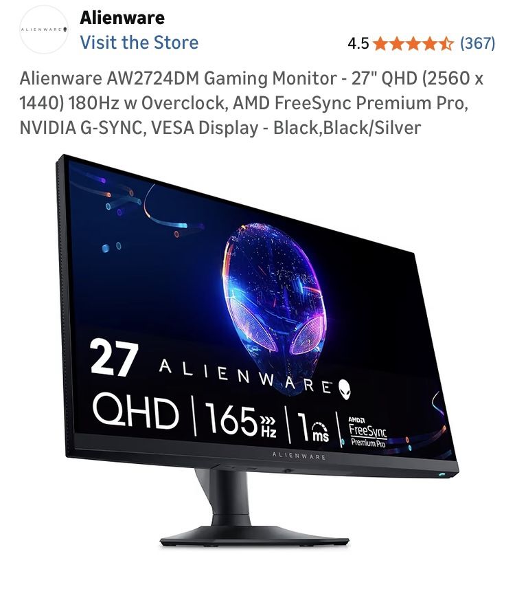 Alienware Monitor AW2724DM