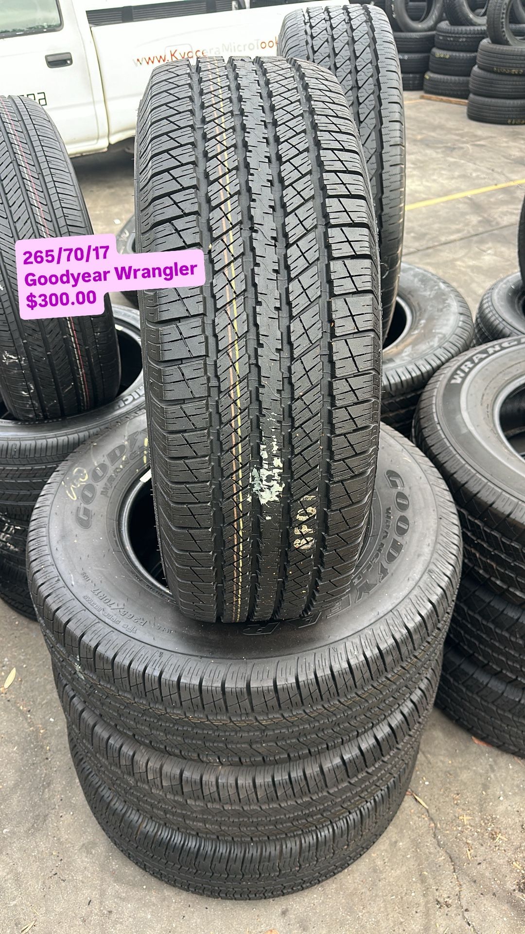 Used Set Of Goodyear 265/70/17 Tires