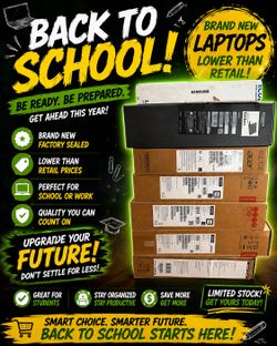 Brand New laptops