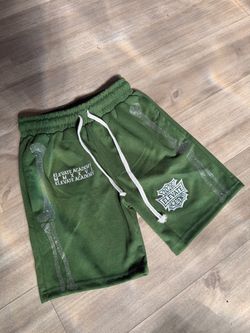 Elevate green skeletons shorts (all sizes )