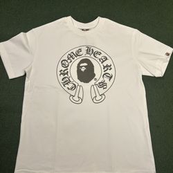 Chrome hearts x Bape tee Black
