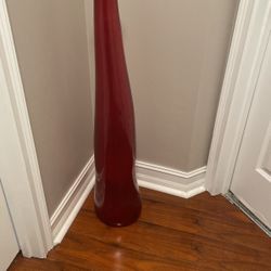 2 Large red vases 