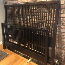 Queen Headboard, Footboard And Frame - Make An Offer!!!