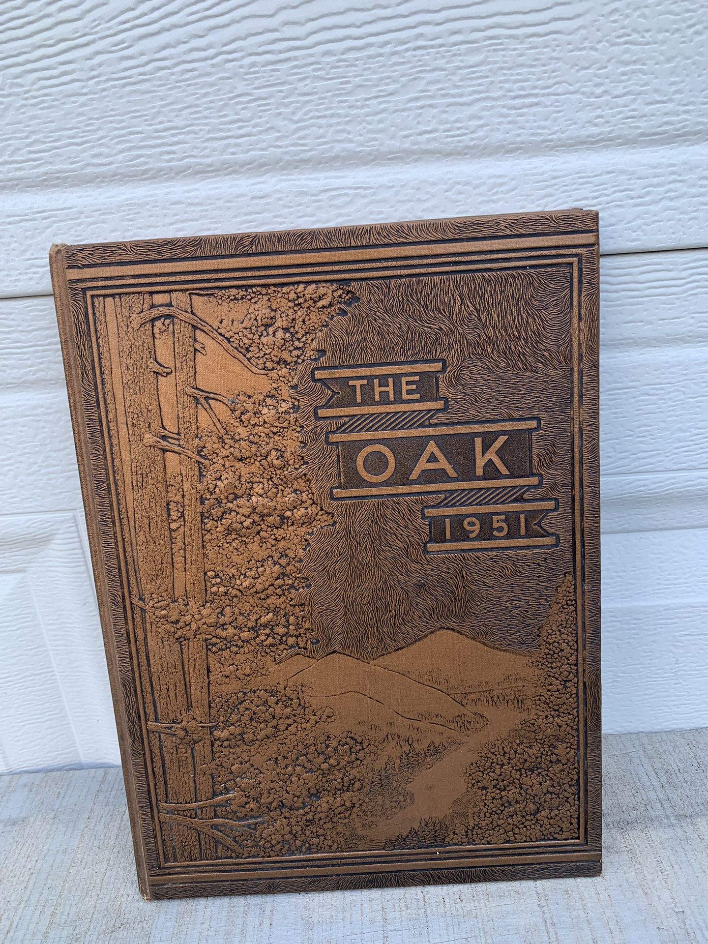 1951 The Oak Royal Oak High School Yearbook Michigan Vintage Very Good Condition