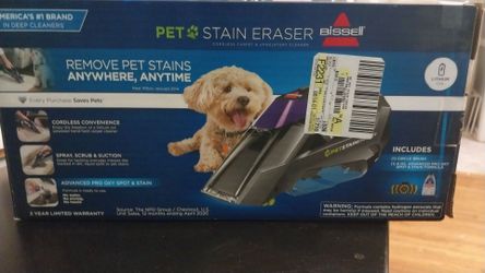 Bissell pet stain eraser/ carpet shampooer