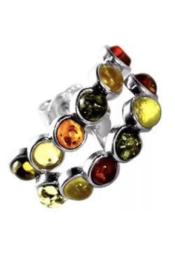 925 sterling silver Baltic Amber earrings