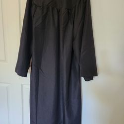 Black Graduation Gown Fits 5'11-6'