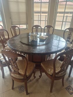 Table with 10 chair