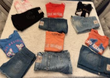 Kids girls 4,5,8,10,12,14 True Religion outfit sets