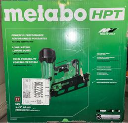 Metabo HPT 18V Cordless Framing Nailer NR1890DRA