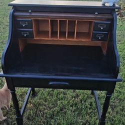 Vintage Roll-Top Desk
