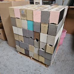Cinder Blocks L 15.5" x W 5.5" x H 7.5"