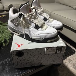 White Cement Jordan 4s