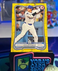 Shohei Ohtani Yellow Pattern /75 🔥⚾