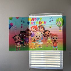 Cocomelon Backdrop 